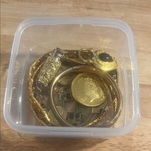 Gold filled and Gold plate Jewelry and coins